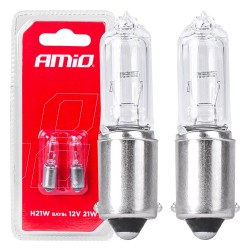 Halogénové žiarovky H21W 12V 21W BAY9S white 2ks blister
