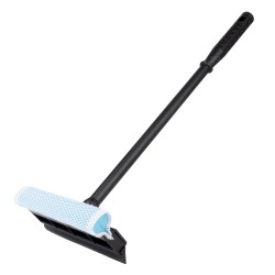 Čistiaca stierka na okná s plastovou tyčou 20 cm hlava 54 cm dlhá AMIO-03852