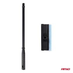Čistiaca stierka na okná s plastovou tyčou 20 cm hlava 54 cm dlhá AMIO-03852