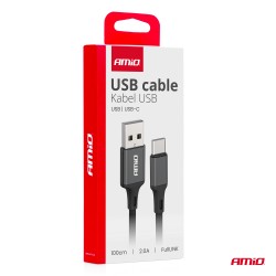 Kábel USB na USB-C 2A 100cm FullLINK AMIO-03899