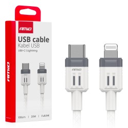 Kábel 'USB-C na Lightning 20W 100cm FullLINK AMIO-03910