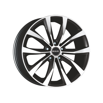 WOLF 7,5J17 ET40 5X110 65,1 BLACK MIRROR