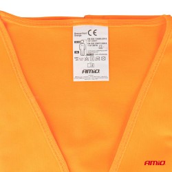 Výstražná vesta oranžová z certifikátom