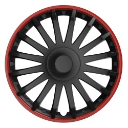 Puklica Crystal 15" Black&Red