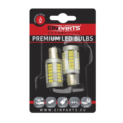 EPL165 P21/5W LED žiarovky (135 x SMD 4014) 6000K CANBUS