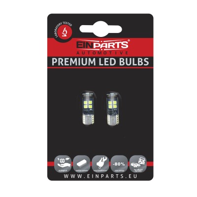 EPL176 W5W LED žiarovky (12 x OSRAM LED 3030) 6000K CANBUS