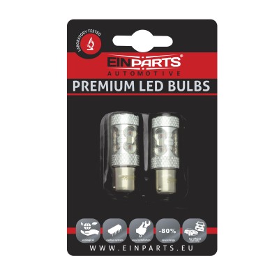 EPL188 P21W LED žiarovky 50W (10 x CREE XT-E) oranžová