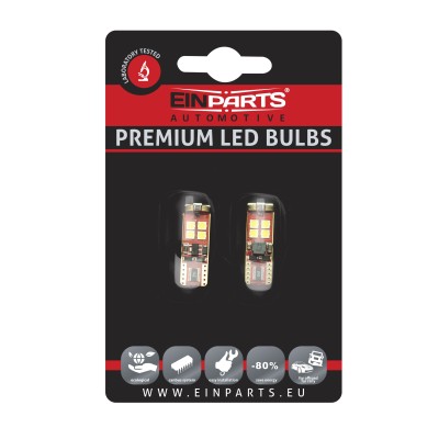 EPL193 W5W LED žiarovky (12 x SMD 3030) 6000K CANBUS