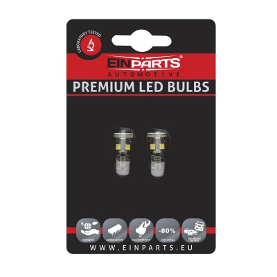 EPL202 W5W LED žiarovky (13 x SMD 2835) 6000K CANBUS