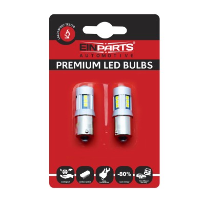 EPL235 P21W LED žiarovky (15 x SMD 3030) 6000K 12/24V