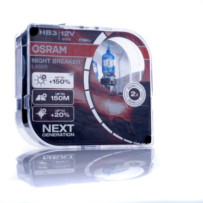 O9005NL-HCB HB3 Halogénové žiarovky 60W (OSRAM Night Breaker® Laser) 3200K