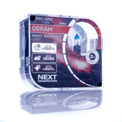 O64150NL-HCB H1 Halogénové žiarovky 55W (OSRAM Night Breaker® Laser) 3000K