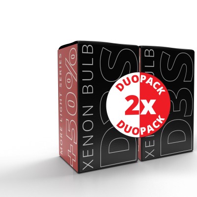 DuoPack D3S Xenónové Výbojky 4800K s vyšším svetelným výkonom +50%