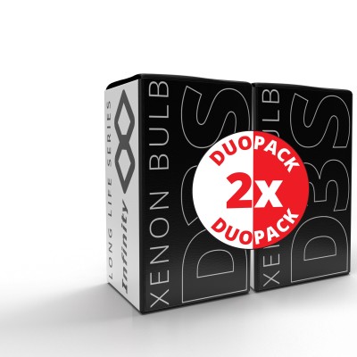 DuoPack D3S Xenónové Výbojky 4800K s dlhšou životnosťou (long life)