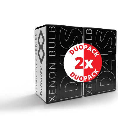 DuoPack D4S Xenónové Výbojky 4800K s dlhšou životnosťou (long life)