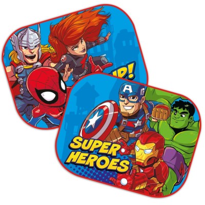 Bočné slnečné clony x2 44*35 CM MARVEL AVENGERS