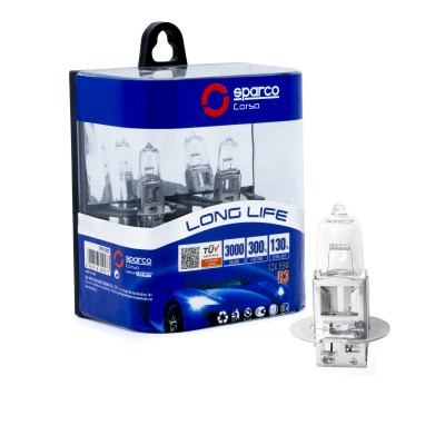 SPCB1002 H3 Halogénové žiarovky 55W 3000K +130%