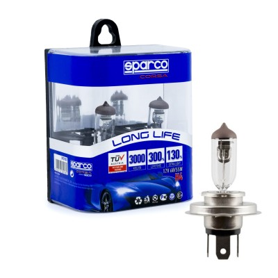 SPCB1003 H4 Halogénové žiarovky 55/60W 3000K +130%