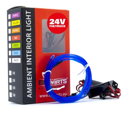 EPAL1M BLUE LED svetlovodný pásik 1m (modrý) 24V