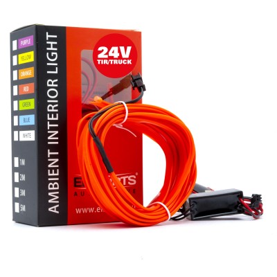 EPAL5M RED LED svetlovodný pásik 5m (červený) 24V