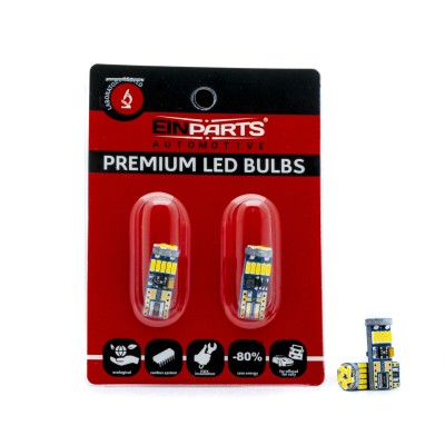EPL309 W5W LED žiarovky (15 x SMD 4014) 5000K CANBUS