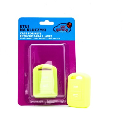 EPKC80 Silikónový obal na kľúč - neónová zelená/žltá  OPEL