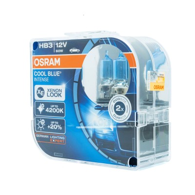 9005CBI HCB COOL BLUE INTENSE HB3 60W - DUO BOX