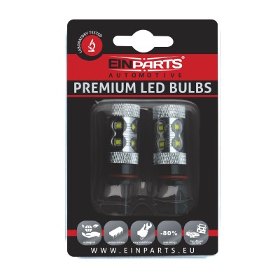 EPL24 P13W LED žiarovky 50W (10 x CREE XB-D) 6000K