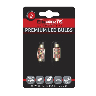 EPL31 C5W LED žiarovky 3W (1 x CREE XP-E) 36mm 6000K CANBUS