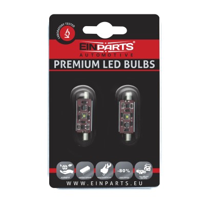 EPL33 C10W LED žiarovky 3W (1 x CREE XP-E) 42mm 6000K CANBUS