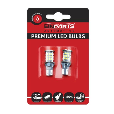 EPL148 W16W LED žiarovky (30 x SMD 3020) 6000K CANBUS 12/24V