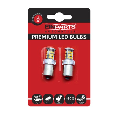 EPL151 PY21W LED žiarovky (30 x SMD 3020) oranžová CANBUS