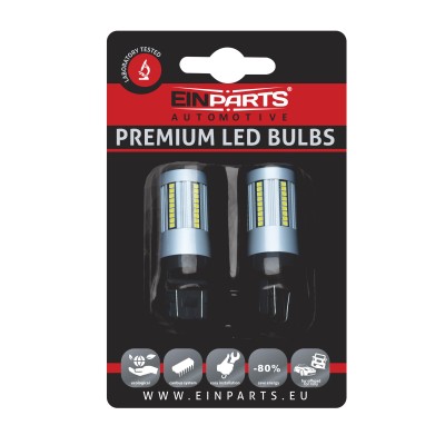 EPL164 W21/5W LED žiarovky (66 x SMD) 6000K CANBUS