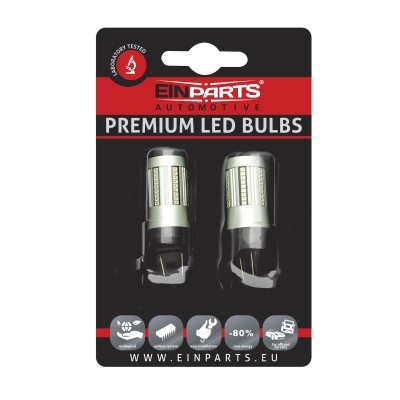 EPL259 W21W LED žiarovky (66 x SMD 2016) 6000K CANBUS
