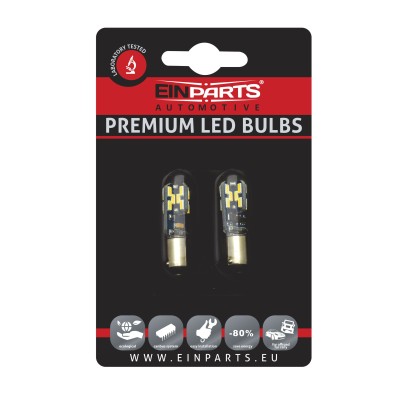 EPL272 BA9S LED žiarovky (24 x SMD 4014) 6000K CANBUS 2 pcs