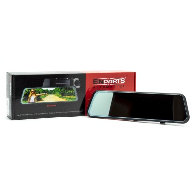 EPDVR05 DVR videorekordér do auta so 9.6" monitorom v spätnom zrkadle FHD 1080P 170 ° (+ cúvacia kamera)