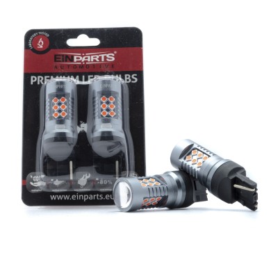 EPL295 W21W LED žiarovky (24 x SMD 3030) červená CANBUS