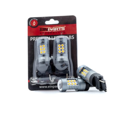 EPL300 P27W LED žiarovky (24 x SMD 3030) oranžová CANBUS