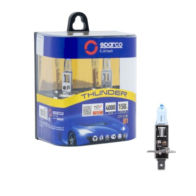 SPCB1201 H1 Halogénové žiarovky 55W 4000K +150%