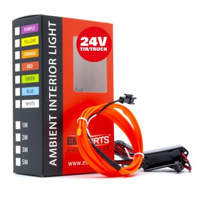 EPAL1M RED LED svetlovodný pásik 1m (červený) 24V