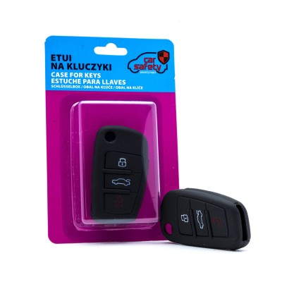 EPKC102 Silikónový obal na kľúč - čierna AUDI