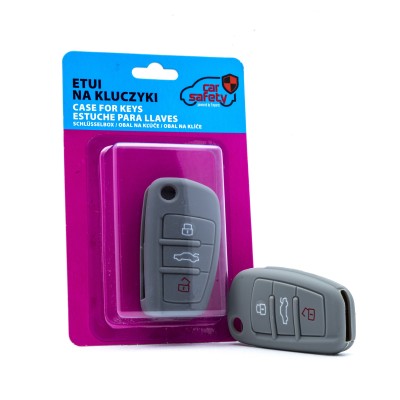 EPKC105 Silikónový obal na kľúč - sivá AUDI