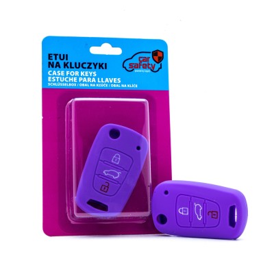 EPKC60 Silikónový obal na kľúč - fialová HYUNDAI KIA
