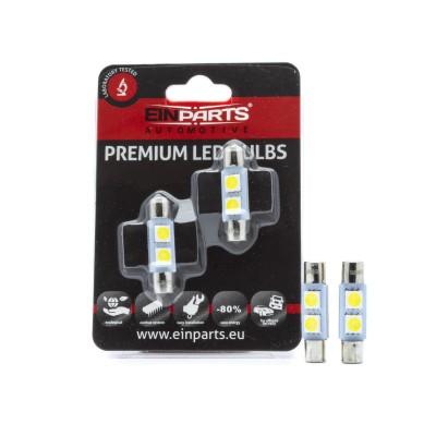 EPL311 C3W LED žiarovky (2 x SMD 4014) 28mm 5000K CANBUS