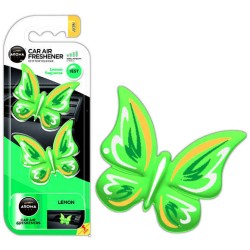 Osviežovač vzduchu AROMA CAR FANCY SHAPES BUTTERFLY Lemon