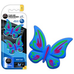 Osviežovač vzduchu AROMA CAR FANCY SHAPES BUTTERFLY New Car