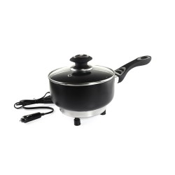 Elektrický hrniec s pokrievkou do auta 18cm x 8cm 250W 24V