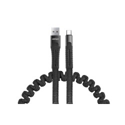 Pružinový kábel USB+microUSB 1.2m FullLINK UC-12