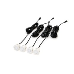 Parkovací asistent TFT02 4,3" s kamerou HD-305-LED 4-senzorové, biele