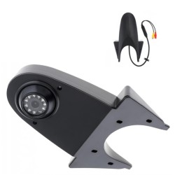 Parkovací asistent TFT01 4,3" s kamerou HD-502-IR 4-senzorové, strieborné